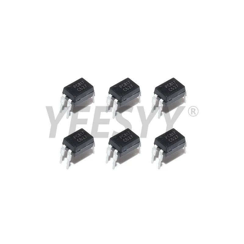 50PCS PC817 PC817C Optocoupler FL817C PS817C DIP4 DIP Opto Coupler New and Original Optical Isolation IC Chip 817C EL817 5v
