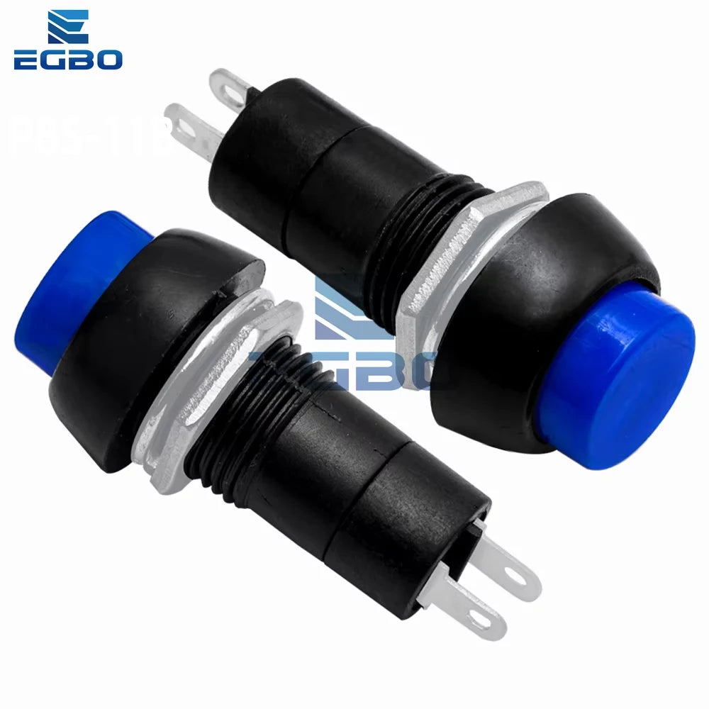 5~10PCS EGBO Mini 12mm Waterproof Momentary ON/OFF Push Button Round Switch PBS-33B PBS-11B For arduino
