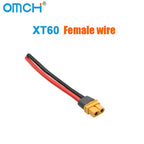 OMCH XT60 12/14AWG XT90 10AWG Male Female Plug Battery Connector With Silicone Wire Cable For RC Airplane Lipo Battery Drone Car