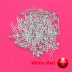 SAMIROB 60/100Pcs 3mm LED Diode Kit F3 Schottky Assorted Diode Red White Green Blue Yellow Orange Pink Purple Warm White for DIY