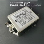 New 220V AC Anti-interference Power Supply EMI Filter CW4L2 CW4L2-20A-S CW4L2-6A-S CW4L2-10A-S CNC Purifier for Enhanced Perform