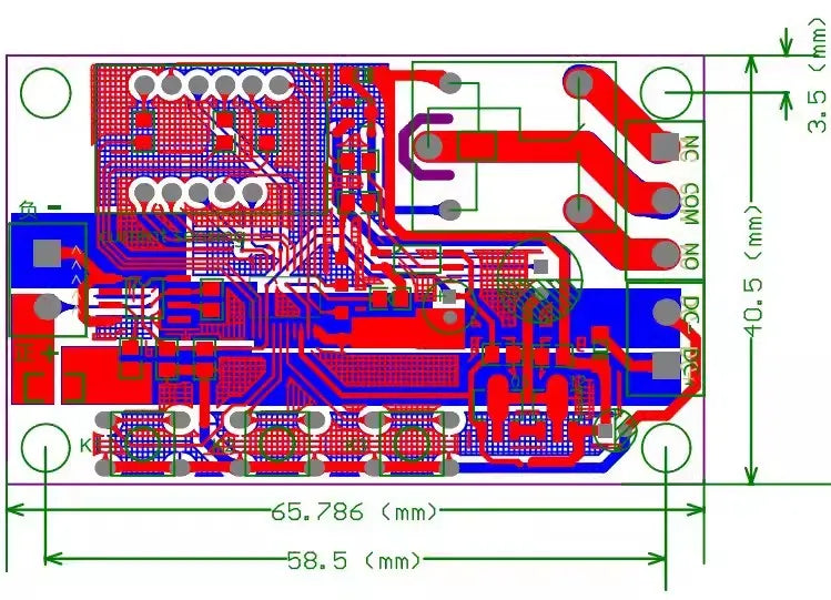 YYI-2  DC Current Detection Module Relay Digital Display Overcurrent Alarm Switch Controller Motor Stall Protection 5V 12V 24V