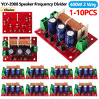 1-10PCS YLY-2088 400W Adjustable 2 Way Crossover Filters Module Audio Speaker Frequency Divider Full Range Treble Bass