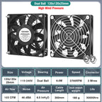 EC Axial Fan 60mm 80mm 90mm 120mm Ball Brushless Fan Cooler AC 110V 120V 220V 230V 240V Computer Case Fan 6025 8025 9225 12038