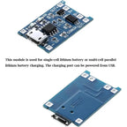 10pcs 5V 1A 18650 Lithium Battery Charging Board TP4056 Lithium Charging Mini/Micro USB Type C Charge Module With Protect