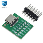 GREATZT USB TYPE-C to DIP PCB Connector Pinboard Test Board Solder Female Dip Pin Header Adapter