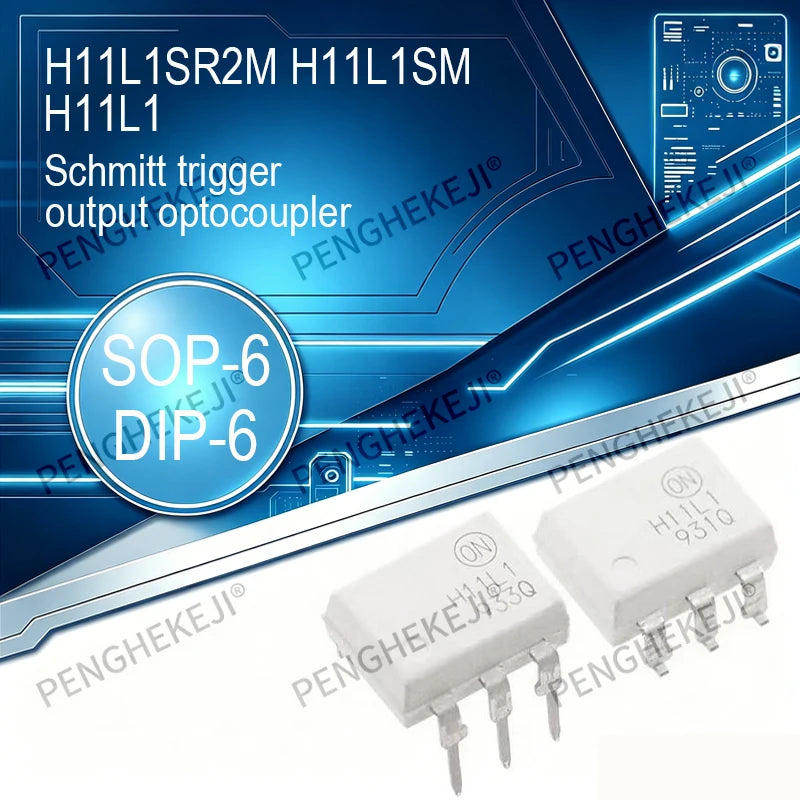10PCS H11L1SR2M H11L1SM H11L1 White SOP-6 DIP-6 Optocoupler
