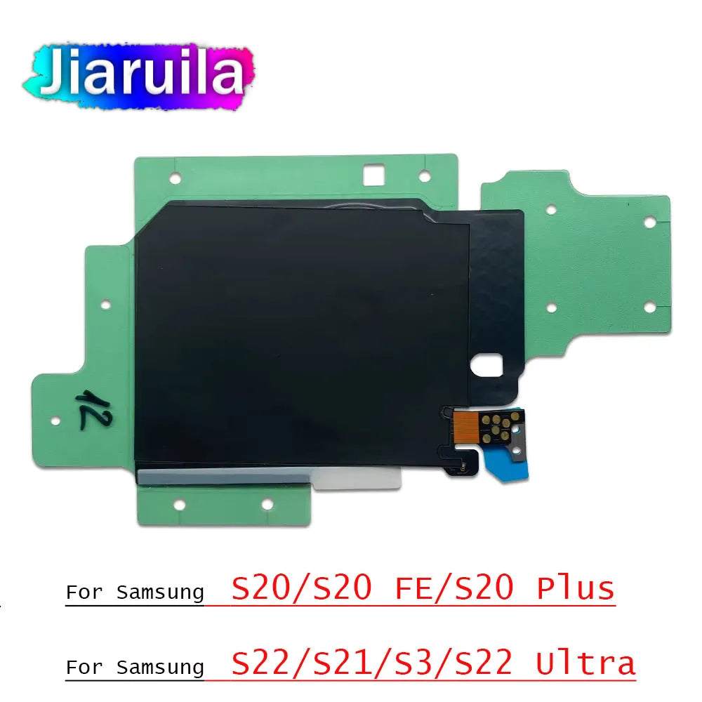 NEW For Samsung S23 S22 S21 S20 Fe Plus Ultra Wireless Charging Induction Coil NFC Module Flex Cable Repair Parts