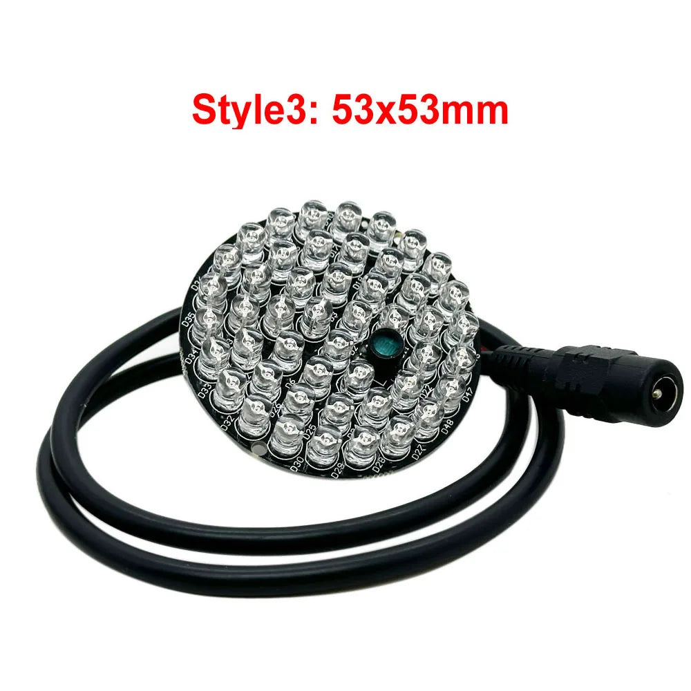 850nm CCTV Fill Light 90degree IR Infrared Night Vision Light 48PCS Leds cctv camera fill light Board