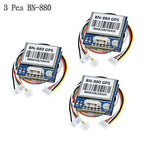 BN220 BN-880 GNSS Module, 3.0V-5.0V TTL Level GPS GLONASS Dual GPS Module with Built-in FLASH Antenna for RC Drone Airplane
