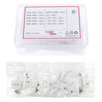 100Pcs 10Value 50 ohm - 2.2K MZ5 PTC Positive Temperature Thermistor Resistor Assorted kit