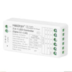 ZL5 FUT089Z Miboxer Zigbee 3.0+2.4G 5 in 1 LED Strip Controller For Single Color/Dual White/RGB/RGBW/RGB+CCT 2.4G Remote Control