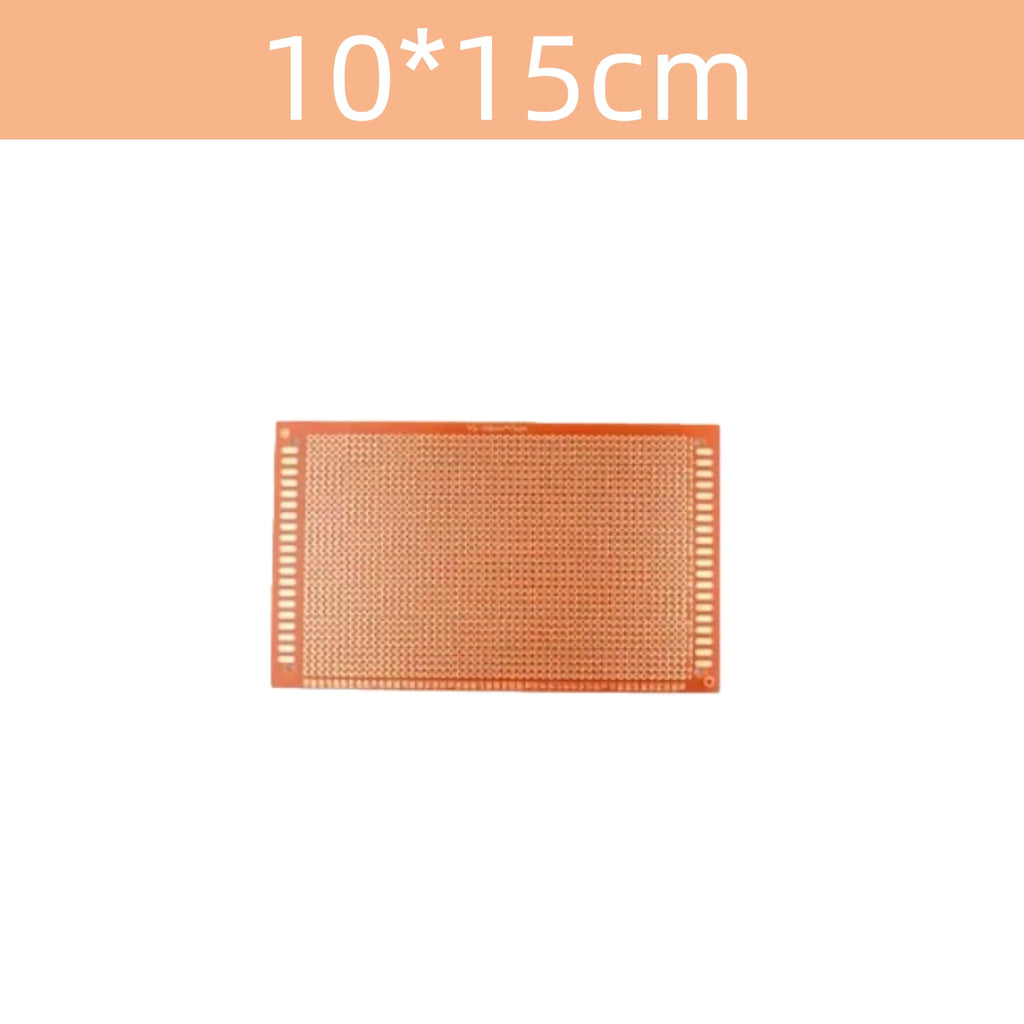1-10PCS 5*7CM 7x9cm 9x15cm PCB Breadboard Protoboard Single-Sided Universal Printed Circuit Boards 2.54  MM Thick DIY Set Yellow
