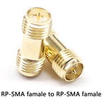 RP SMA Male Female to RP SMA Male Female Adapter RF Coax Coupling Nut barrel Connector Converter For WIFI 4G Antenna