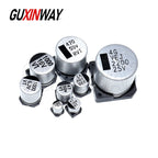 10PCS SMD Aluminum Electrolytic Capacitor 6.3V 10V 16V 25V 35V 50V 1UF 2.2UF 10UF 22UF 47UF 100UF 220UF 470UF 1000UF