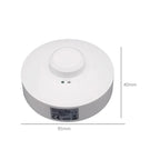 Ceiling DC 12V-24V 5.8GHz Microwave Radar Sensor Body Motion HF Detector Light Switch Dry Contact Output