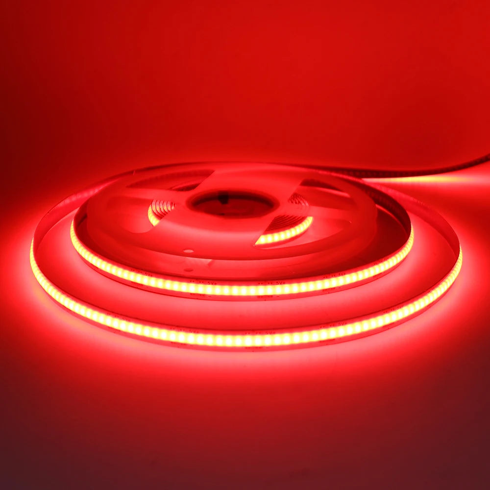5V Motion Sensor Nigth Light COB Led Strip USB Battery Power 3mm 5mm 8mm PCB 320 LEDs Flex Lamp for Under Cabinet Kitchen Stairs
