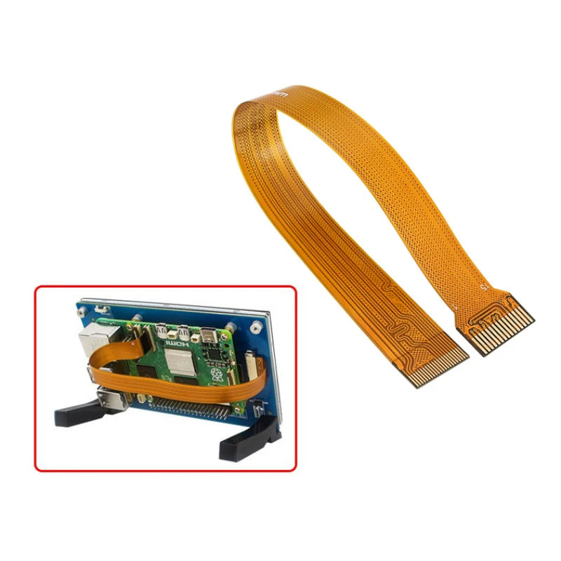10PCS Raspberry Pi 5 DSI FFC Cable 15‑Pin to 22‑Pin 15cm for Display