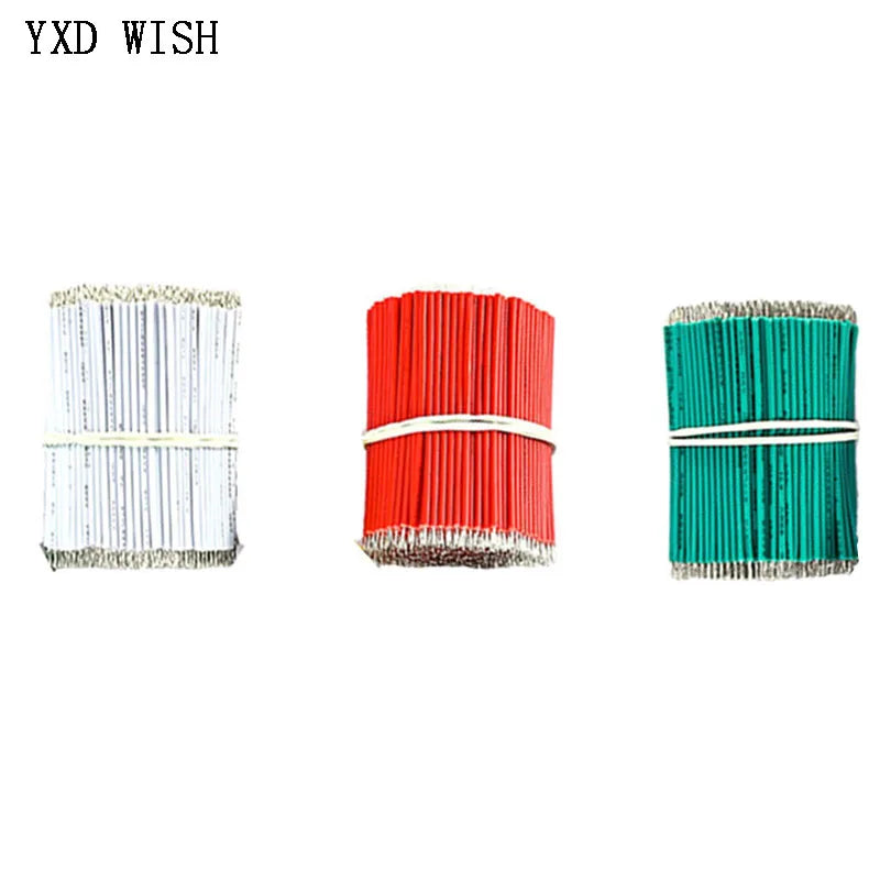1000Pcs/lot 24AWG 8cm 10cm 15cm 20cm Tin-Plated Breadboard PCB Solder Cable Fly Jumper Wire Tin Conductor Wires 1007-24AWG  Wire