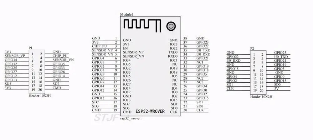 ESP8266 ESP-WROOM-32 ESP32-WROVER Development Board Test Programmer Socket Downloader for ESP-01 ESP-12F ESP-07S ESP-12S ESP32