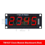 TM1637 LED Display Module for Arduino 4 Digit Tube 7 Segment 0.56 inch Time Clock Indicator Module Red Blue Green Yellow White