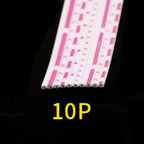 1/2/5M UL2468 Flat Ribbon Cable 26AWG Red White PVC Wire 2.54mm Pitch 4P-12P LED Display Screen Connection Line