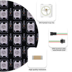 1~5Pcs WS2812B 8x8 16x16 RGB LED Digital Flexible Individually Addressable Panel Screen WS2812 8x32 Smart Pixel Module Matrix 5V