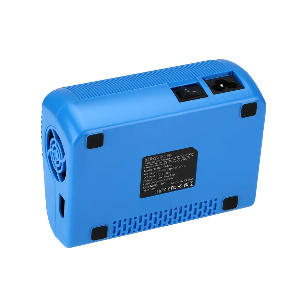 HTRC IMAX B6 AC 80W 6A Digital LCD Balance Charger for Lipo LiFe NiMh NiCd RC Drone Car Battery