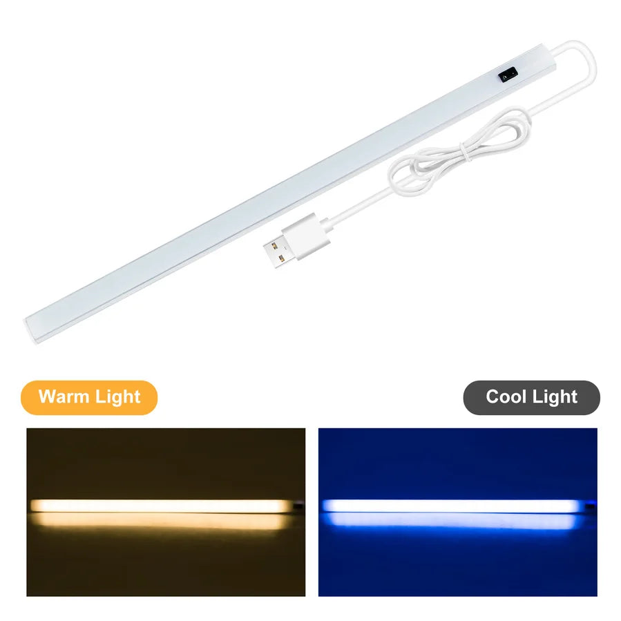 5 V LED Strip USB Desk Lamp Hand Sweep Switch Backlight Motion Sensor Book Table Light Children Study Room Kitchen Cabinet Bulb