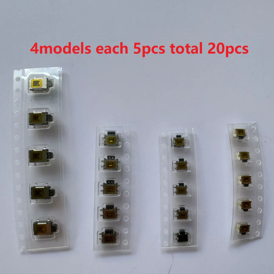 20Pieces 12V Side Push Button Tact SW Momentary Tact Switch 4Pin SMD 3X4mm/3.5x4.7mm/4x6mm for Phone/MP4/Keys