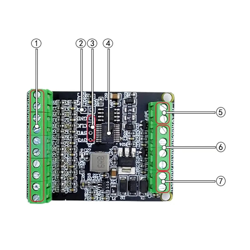 Modbus RTU 4-Channel / 8-Channel Analog Input Module, 0-5V / 0-10V / 4-20mA, Digital Input, RS485 Industrial Data Acquisition