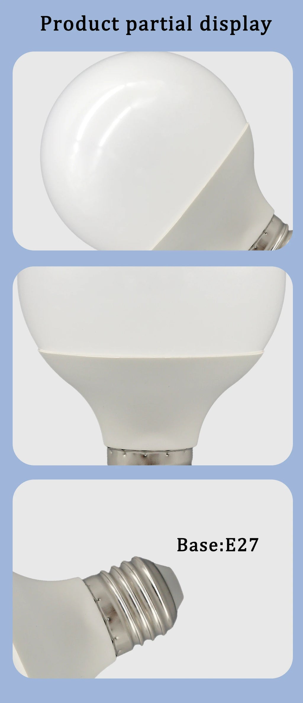 1-5 Pack G80 G95 G125 Globe LED Light Bulbs 10W 12W 18W 40 Watt Equivalent LED Edison Bulbs, Warm White 3000K E27 Base, Milky