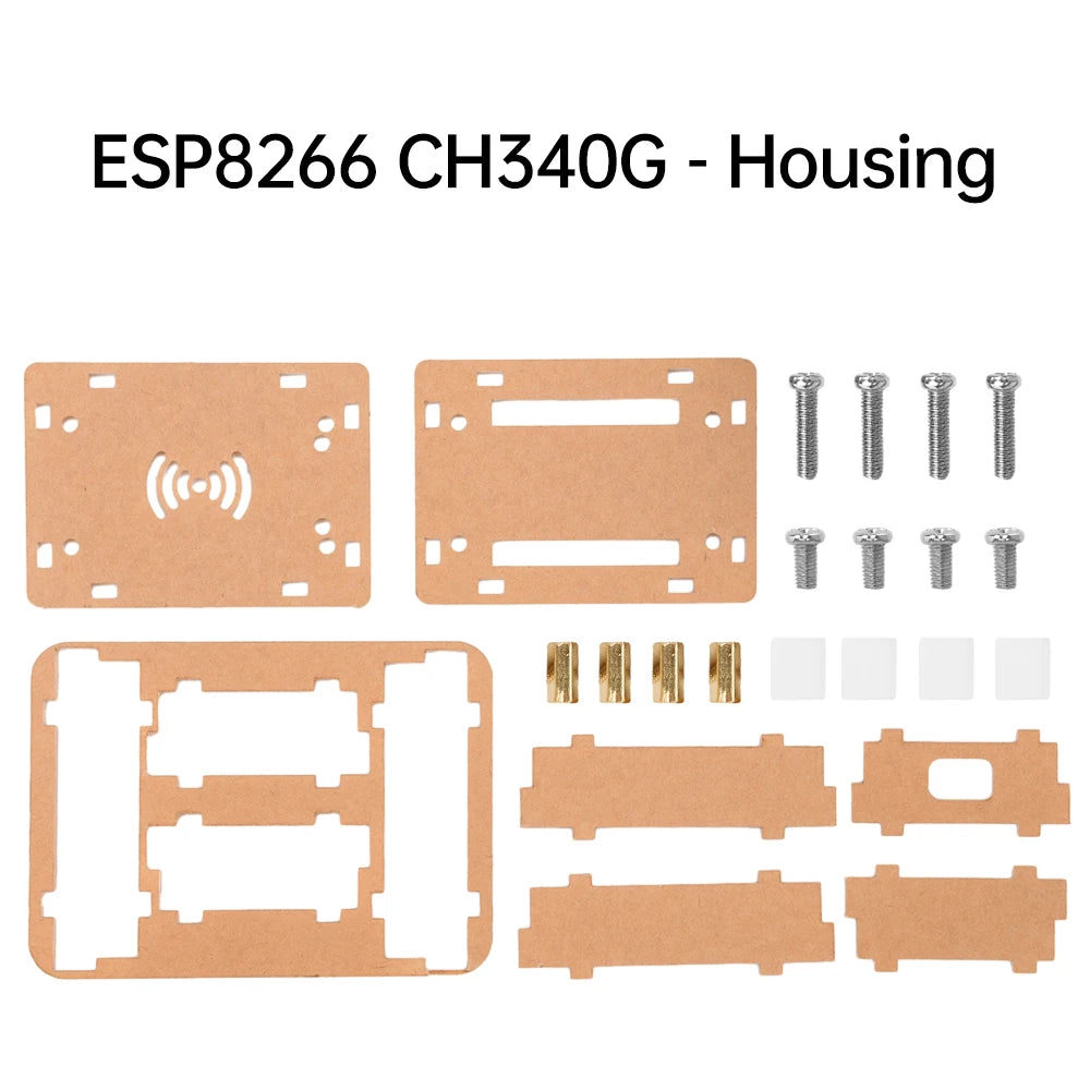 NodeMcu Lua ESP8266 CP2102 CH340G Iot Development Board Transparent Acrylic Protective Shell