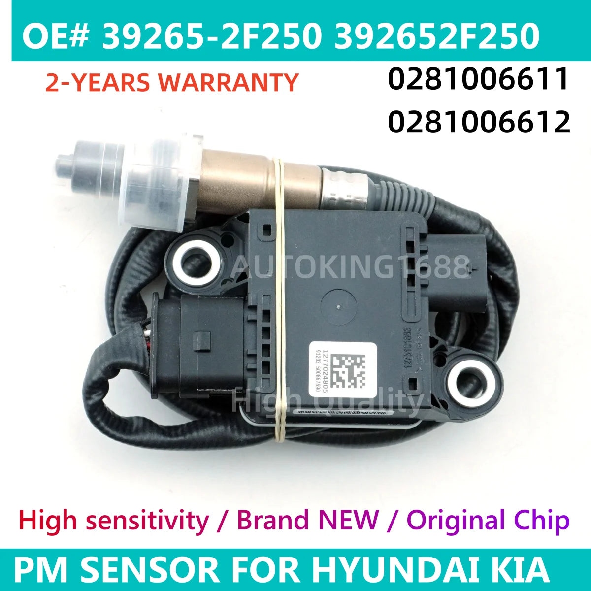 0281006611 39265-2F250 392652F250 Particulate Matter PM Sensor For Hyundai TUCSON TL Kia SPORTAGE QL 2015-2020 DIESEL 028100661