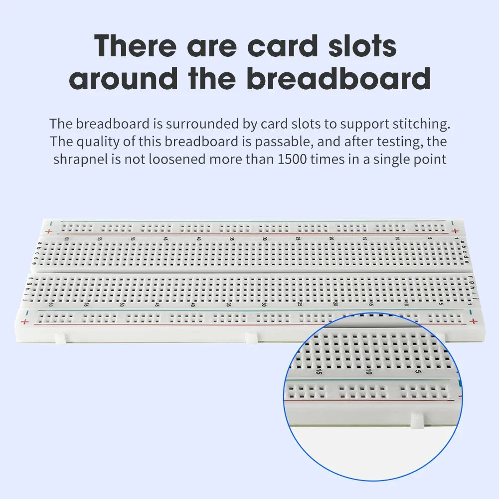 1-20pcs Breadboard 830 Point PCB Board MB-102 MB102 Test Develop Nodemcu Raspberri PI 2 lcd High Frequency 40pin Dupont Line