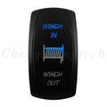 12V 20A Blue Led Car Boat Laser Rocker Switch ON OFF, (ON) OFF, ON OFF ON, (ON) OFF ON, (ON) OFF (ON) Waterproof