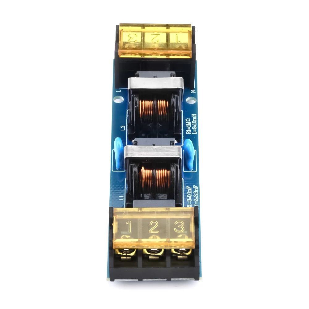 25A 6A Power Filter Board EMI High Frequency Two-Stage Power Supply Low Pass Filter Module Power Management EMI Filter
