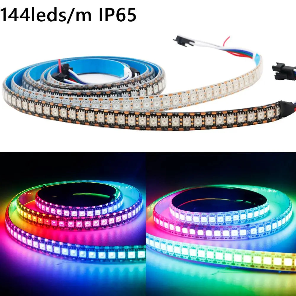 WS2815 Led Strip With14/17/21Keys Controller (WS2812B WS2813 Updated) RGB Individually Addressable Kits 30/60/144 Leds/M DC12V