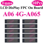 10pcs Connector FPC LCD Screen Motherboard For Samsung A15 A55 A35 A25 A05 A54 A34 A24 A14 A04  Display FPC On Board  78pin