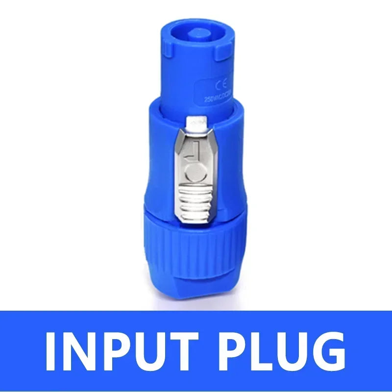 5pcs Powercon Connector 3 Pin Power Plug Adapter Lockable Cable Connector Chassis Socket NAC3FCB 3pin Male Plug Adapter