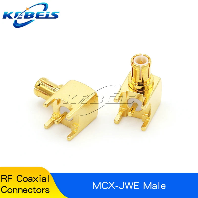 5PCS MCX-KE MCX-JE MCX-KWE MMCX-KE MMCX-JE MMCX-KWE MCX MMCX Male Female Socket PCB Board Socket Right Angle 90 Degree Connector
