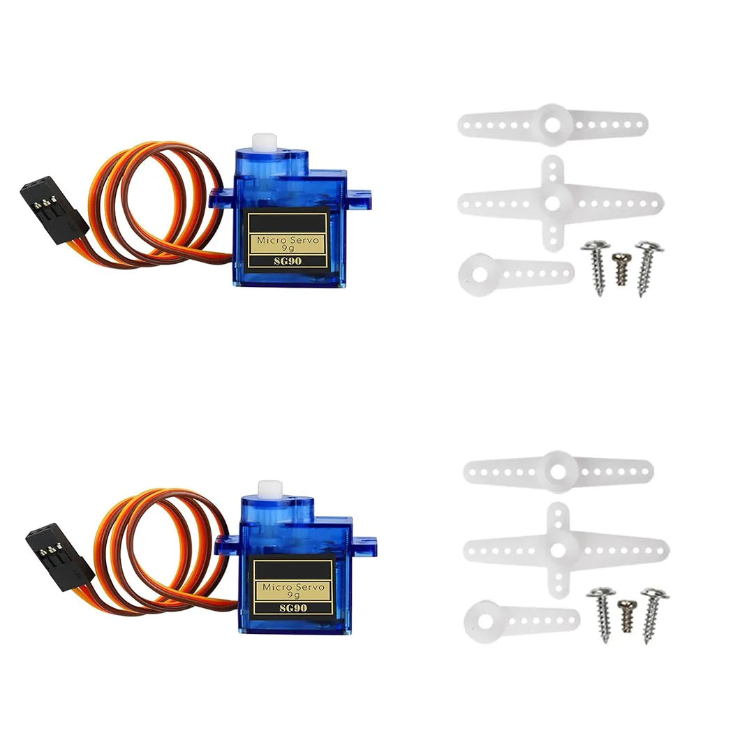 2/5/10pcs Sg90 Servo Motor Micro 9g 180 360 Degree Mount Sg90 Kit Without Metal Gear Pro Rc Car Toy Airplane Arduino Uno Diy
