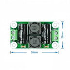 0-50V 4A DC power supply filter board Class D power amplifier Interference suppression board car EMI Industrial control panel a
