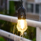 150cm E27 Waterproof LED Lamp Holder Socket with Wire Flame Retardant Durable PVC 2X0.75mm^2 Cylindrical Wire