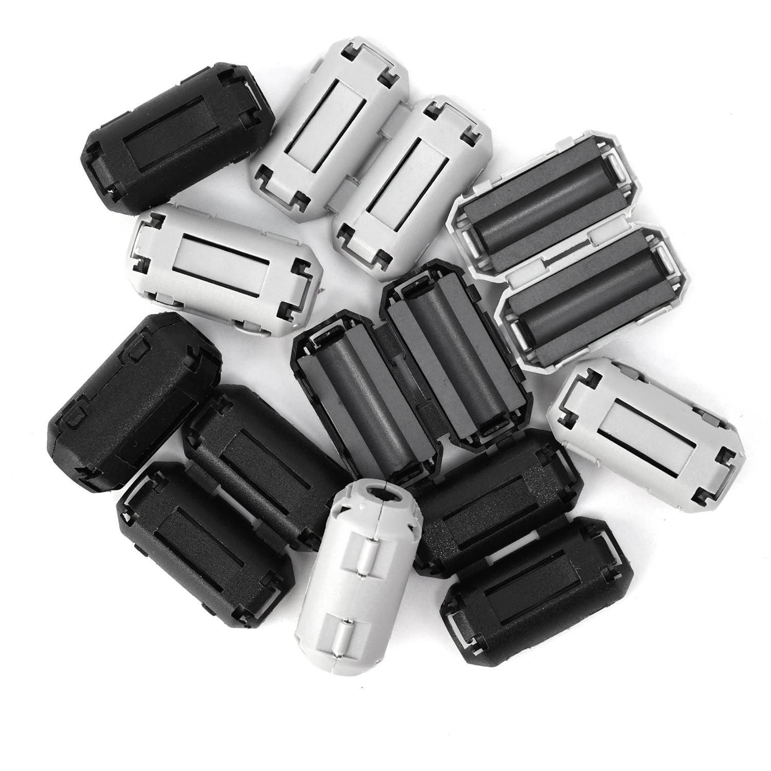 1/20pcs TDK 5mm Diameter Ferrite Core Noise Suppressor Powerline Power Cord Filter Ring Cable Clamp RFI EMI Cables Clips