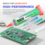 217℃ Lead Free High-Temperature Solder Paste Sn96.5Ag3.0Cu0.5 Melting Point: Enhanced Conductivity of Needle Tube