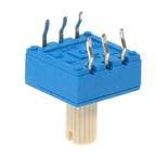 Hot Sale 1PC 0-F Rotary Encoder Switch With Handle 16-bit 8421C Positive Code 3:3 Switch