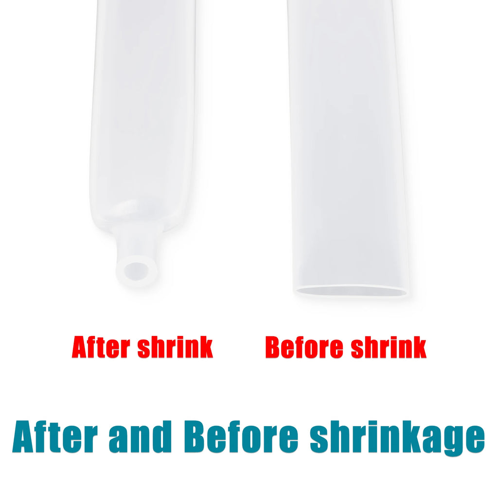 5Meters 3:1 Heat Shrink Tube With Glue Colorful 1.6-50mm Dual Wall Adhesive Lined Polyolefin Shrinkin ﻿Wrap Cable Protect Sleeve