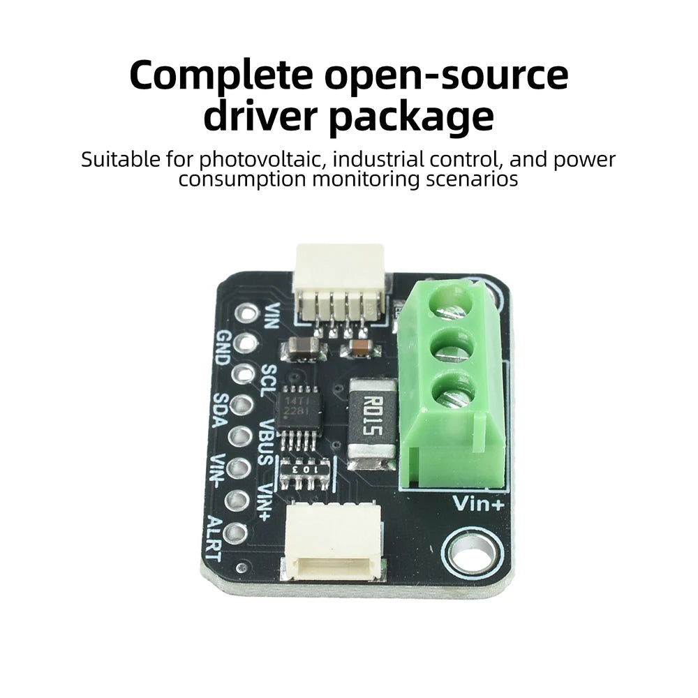 INA228 INA238 INA237 Current Power Monitor Module STEMMA QT Qwiic I2C 85V 20A ADC Energy Accumulation for BMS Solar PV IoT