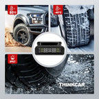 E-ACE K07 TPMS Solar Sensor Intelligence Wireless Tire Pressure Monitoring System Temperature Warning With 4 Sensors